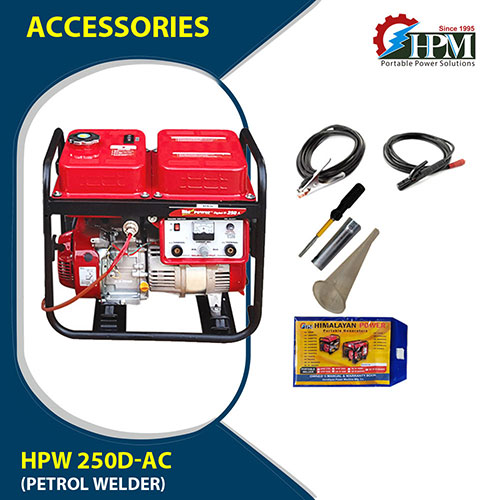 200 Amps, Petrol Welding Generator, WITH Recoil Start , Model HPW-250D-AC,  