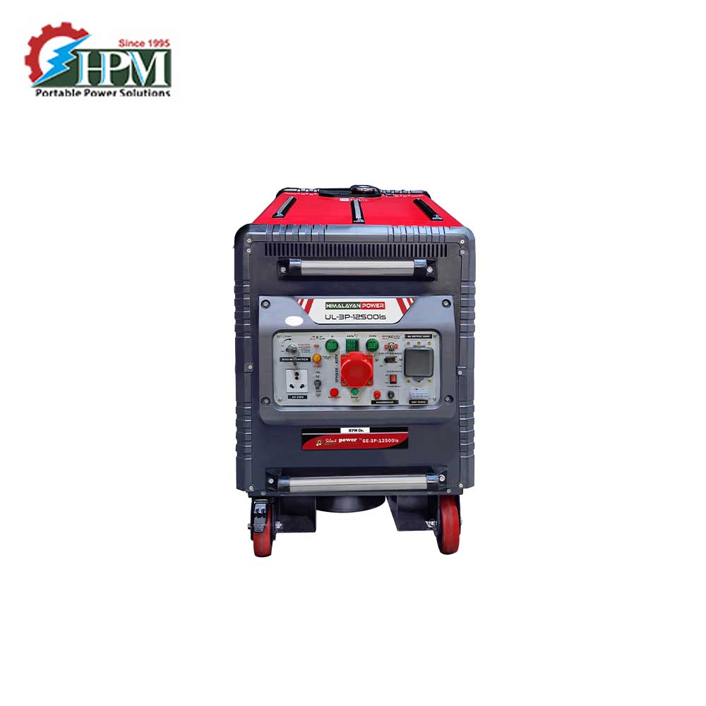 12 KVA SILENT PORTABLE PETROL GENERATOR  WITH LATEST INVERTER TECHNOLOGY  MODEL- Olympias GE-3P-12500is 
